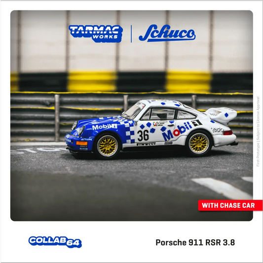 1:64 | Tarmac Works - Porsche 911 RSR 3.8 24h of SPA 1993 #36 Winner Tarmac Works