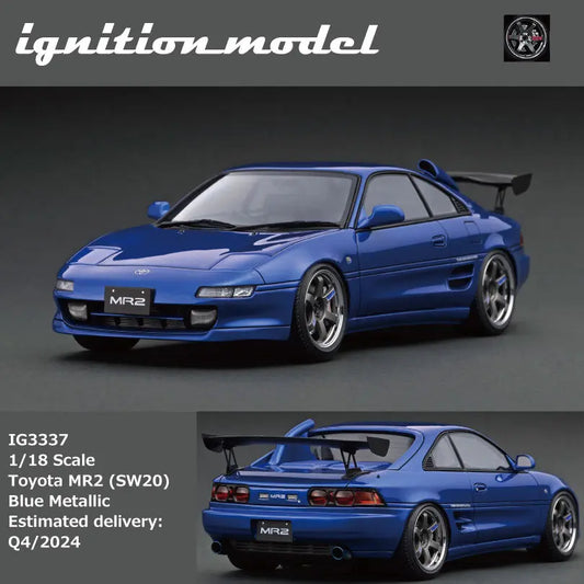 (Pre-Order) 1:18 | Ignition Model (IG) - Toyota MR2 (SW20) Blue Metallic Ignition Model