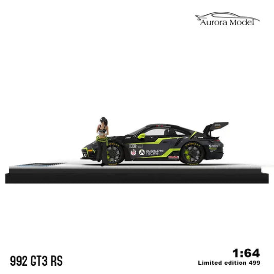 (Pre-Order) 1:64 | Aurora Model - Porsche 992 GT3 RS Absolute Racing Aurora Model