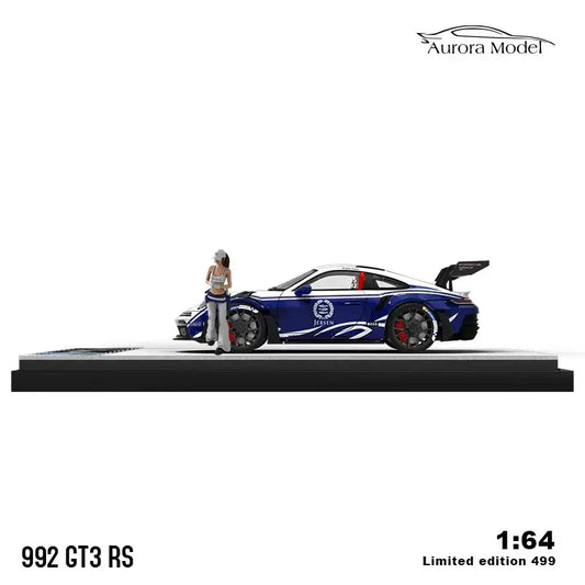 (Pre-Order) 1:64 | Aurora Model - Porsche 992 GT3 RS Jebsen Aurora Model
