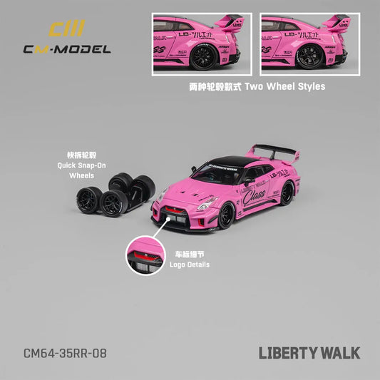 (Pre-Order) 1:64 | CM Model - Nissan LBWK GT35RR Pink