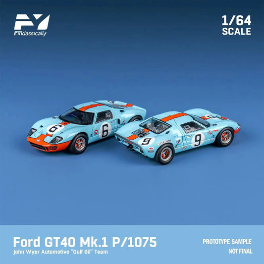 (Pre-Order) 1:64 | Finclassically - Ford GT40 MK1 Focal Horizon