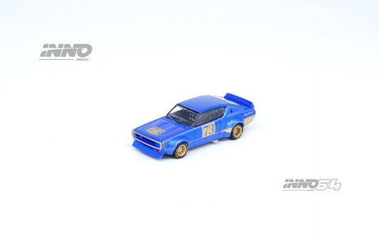 (Pre-Order) 1:64 | INNO64 - Nissan Skyline 2000 GT-R Racing Concept Blue INNO64