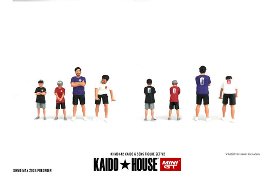 (Pre-Order) 1:64 | Kaido House X Mini GT - Figures - Kaido & Sons V2 Kaido House X Mini GT
