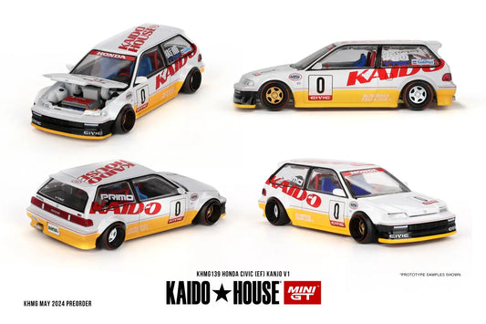 (Pre-Order) 1:64 | Kaido House X Mini GT - Honda Civic (EF) Kanjo V1 Kaido House X Mini GT