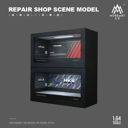(Pre-Order) 1:64 | MoreArt - Diorama - Repair Scene MoreArt