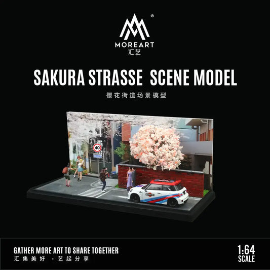 (Pre-Order) 1:64 | MoreArt - Diorama - Sakura Street MoreArt