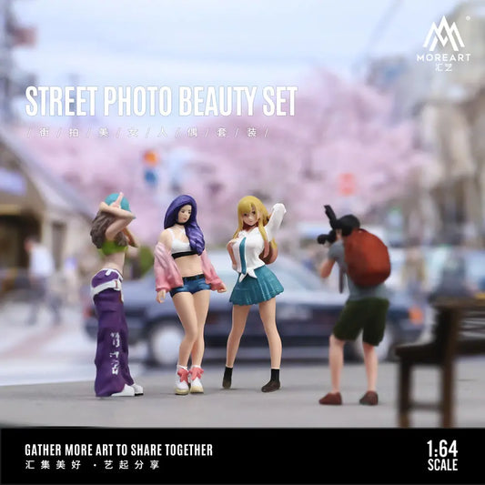 (Pre-Order) 1:64 | MoreArt - Figure - Street Beauty x4 MoreArt