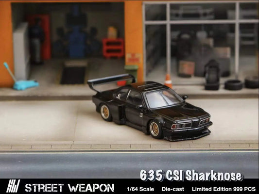 (Pre-Order) 1:64 | Street Weapon - BMW 635Ci Sharknose Black Street Weapon