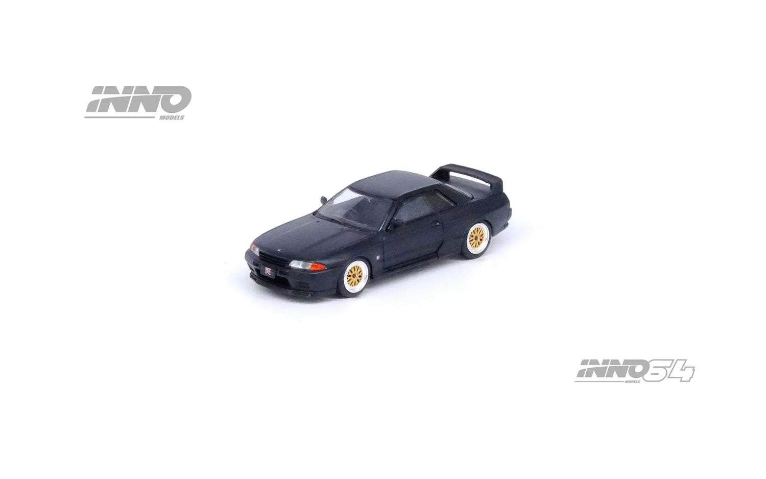 1:64 | INNO64 - Nissan Skyline GT-R (R32) Matte Black INNO64