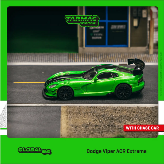 1:64 | Tarmac Works - Dodge Viper ACR Extreme Green Metallic Tarmac Works