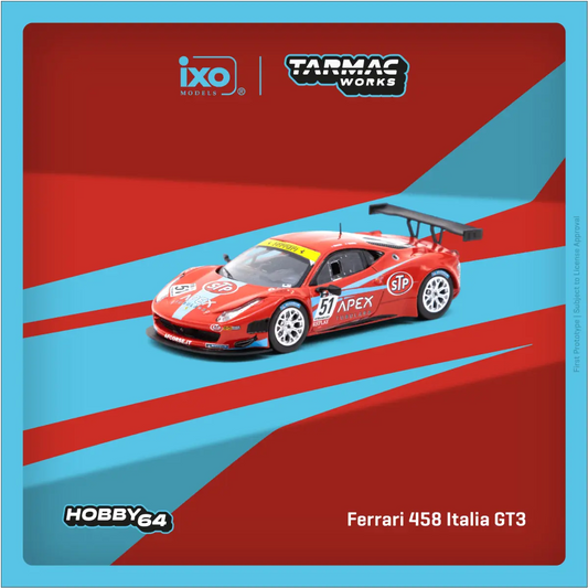 1:64 | Tarmac Works - Ferrari 458 Italia GT3 FIA GT3 Europe 2011 (D. Brown / G. Geddie) Tarmac Works